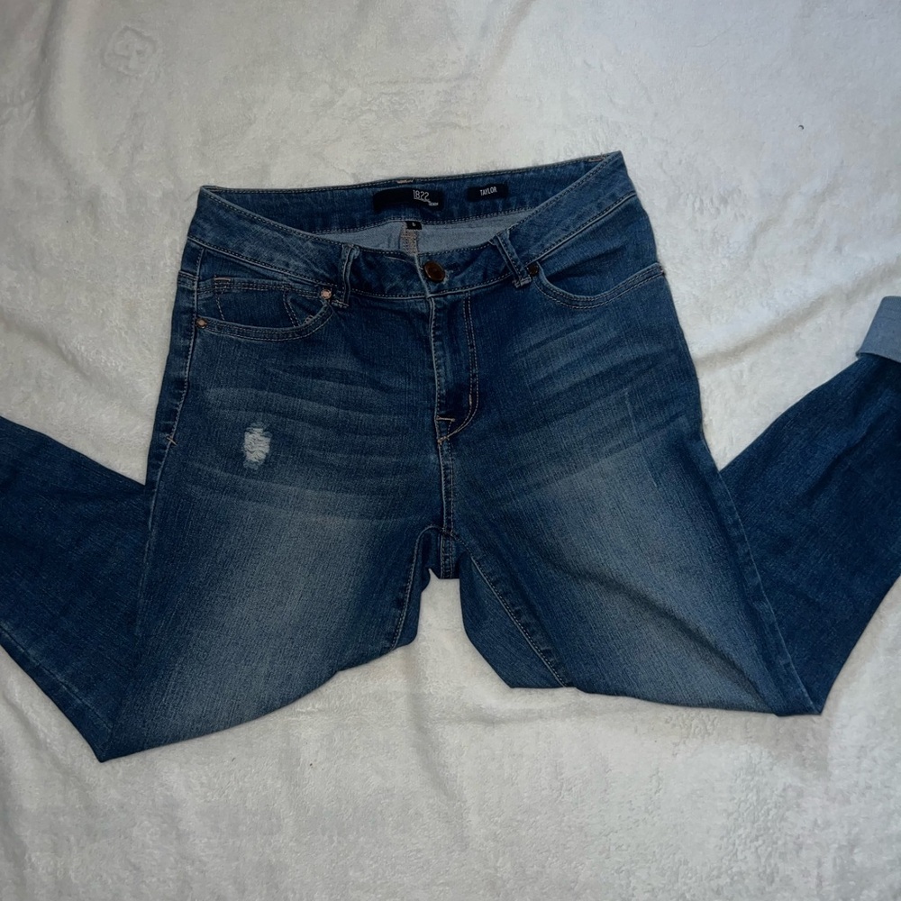 1822 Denim Women's Dark Blue Skinny Jeans